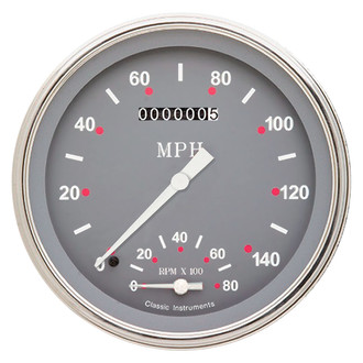 Classic Instruments® - SG Series Speedtachular, 140 MPH, 8,000 RPM
