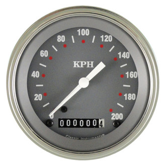 Classic Instruments® - SG Series 3-3/8" Speedometer, 200 KPH