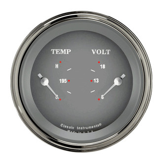 Classic Instruments® - SG Series 3-3/8" Dual Temperature & Volt Gauge