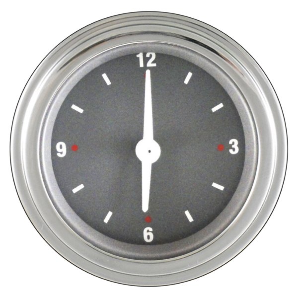 Classic Instruments® - Silver Gray Series 2-1/8" Clock