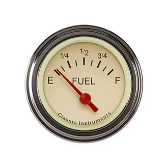 Classic Instruments® - Tetra Series 2-1/8" Fuel Level Gauge, 0-30