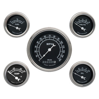 Classic Instruments® - Traditional Series 3-3/8" Custom 5-Gauge Set