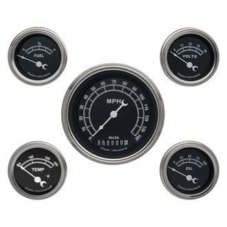Classic Instruments® - Traditional Series 3-3/8" Custom 5-Gauge Set