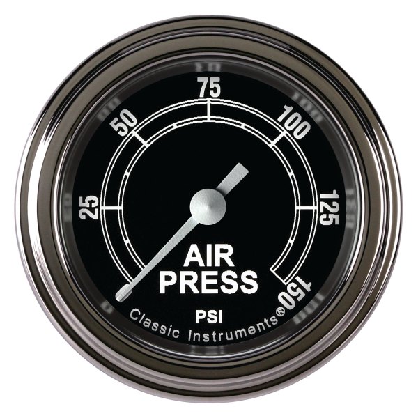 Classic Instruments® - Traditional Series 2-1/8" Air Pressure Gauge, 150 psi