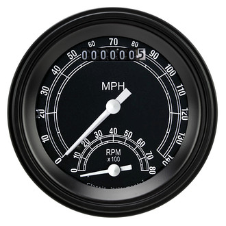 Classic Instruments® - Traditional Series 3-3/8" Speedtachular, 140 MPH, 8,000 RPM