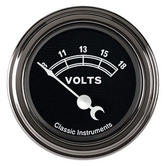 Classic Instruments® - Traditional Series Voltmeter, 8-18 V
