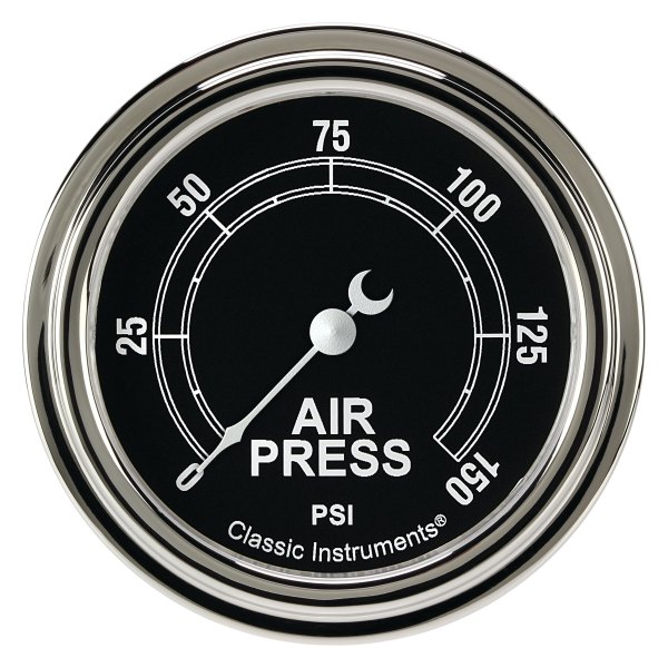 Classic Instruments® - Traditional Series 2-5/8" Air Pressure Gauge, 150 psi