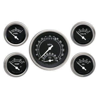 Classic Instruments® - Traditional Series 3-3/8" Custom 5-Gauge Set