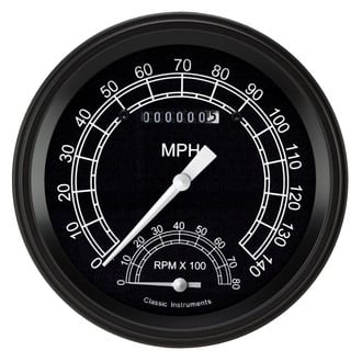 Classic Instruments® - Traditional Series 4-5/8" Speedtachular, 140 MPH, 8,000 RPM