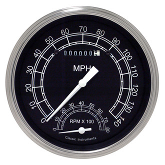 Classic Instruments® - Traditional Series 4-5/8" Speedtachular, 140 MPH, 8,000 RPM
