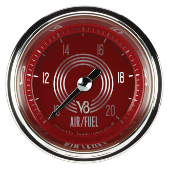 Classic Instruments® - V8 Steelie Series 2-1/8" Air/Fuel Ratio Gauge