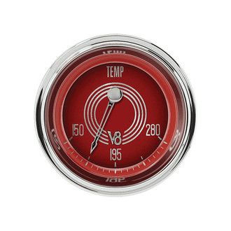 Classic Instruments® - V8 Steelie Series 2-1/8" Water Temperature Gauge