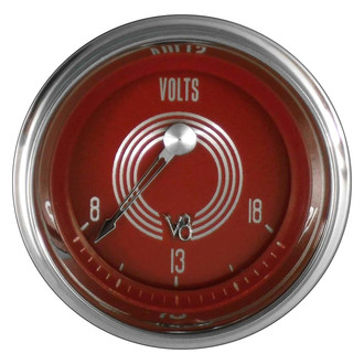 Classic Instruments® - V8 Steelie Series 2-1/8" Voltmeter, 8-18 V