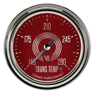 Classic Instruments® - V8 Steelie Series 2-5/8" Transmission Temperature Gauge