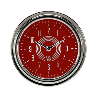 Classic Instruments® - V8 Steelie Series 2-5/8" Clock