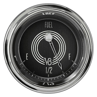 Classic Instruments® - V8 Speedster Series 2-1/8" Fuel Level Gauge, 75-10