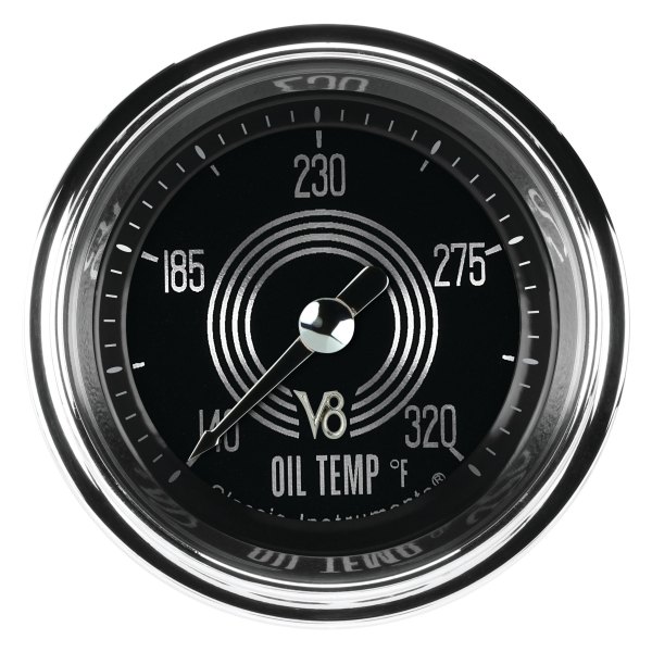 Classic Instruments® - V8 Speedster Series 2-1/8" Oil Temperature Gauge