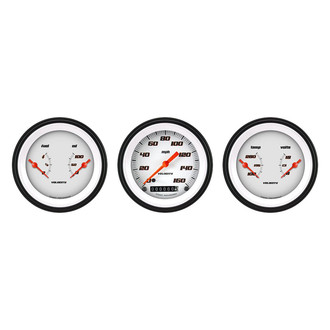 Classic Instruments® - Velocity Series 3-3/8" Custom 3-Gauge Set