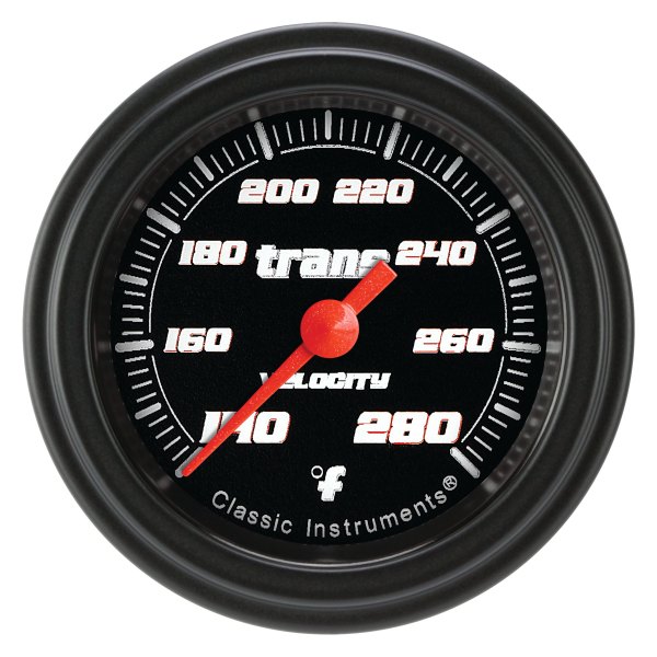 Classic Instruments® - Velocity Black Series 2-1/8" Transmission Temperature Gauge
