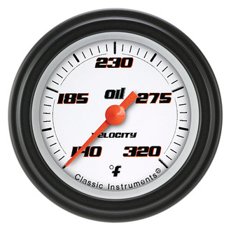 Classic Instruments® - Velocity Series 2-1/8" Oil Temperature Gauge