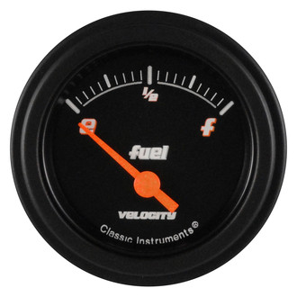 Classic Instruments® - Velocity Series 2-1/8" Fuel Level Gauge, 0-30