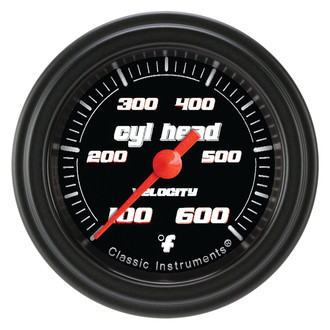 Classic Instruments® - Velocity Series Cylinder Head Tempature Gauge