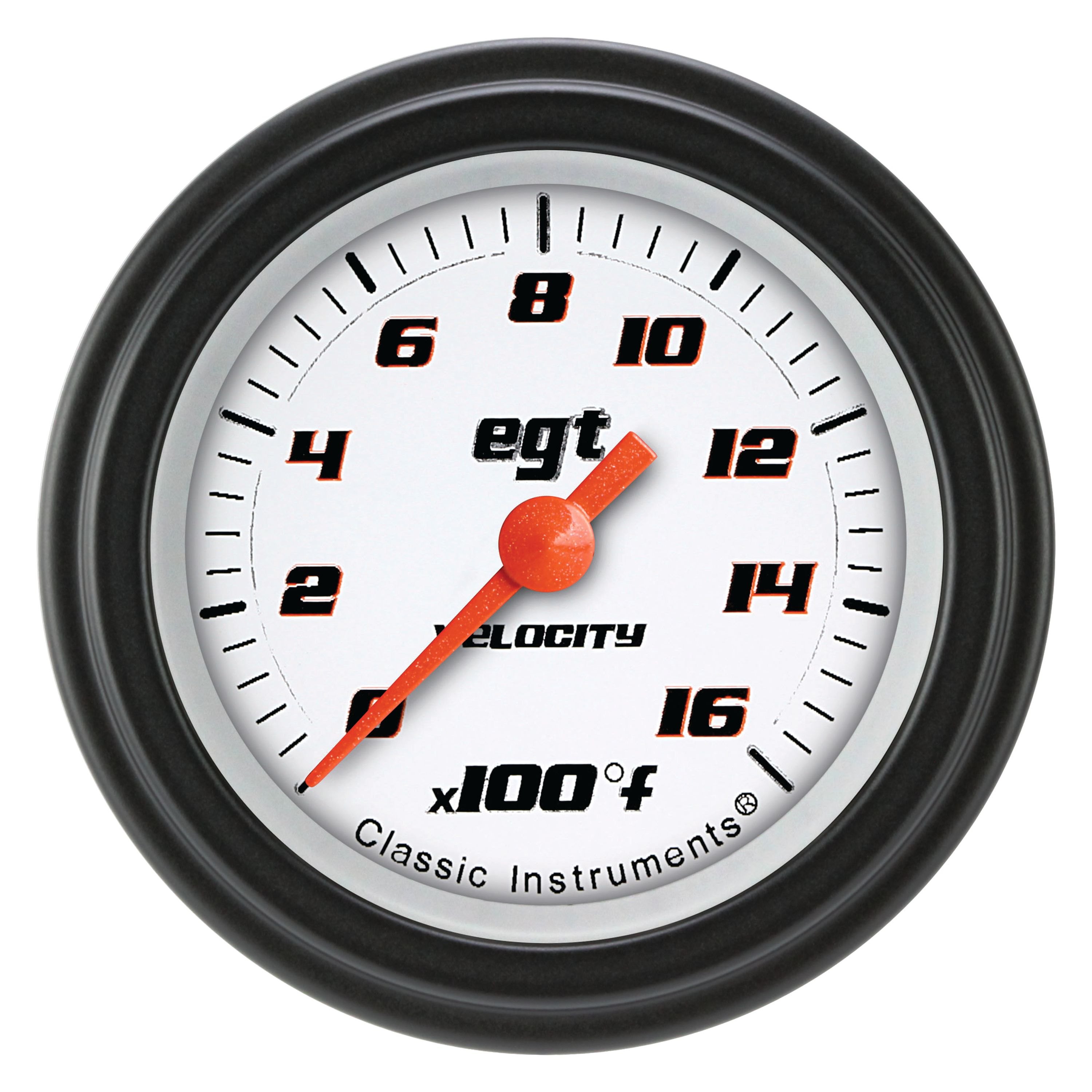 Classic Instruments® Velocity White Series Exhaust Gas Temperature Gauge