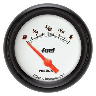 Classic Instruments® - Velocity Series 2-5/8" Fuel Level Gauge, 240-33