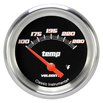 Classic Instruments® - Velocity Series Water Temperature Gauge
