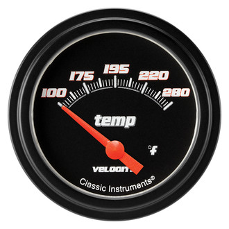 Classic Instruments® - Velocity Series 2-5/8" Water Temperature Gauge