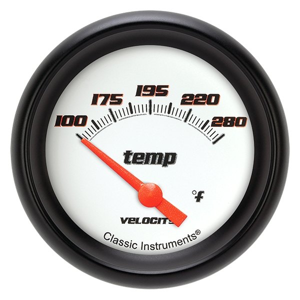 Classic Instruments® VS226WBPF Velocity White Series 25/8" Water