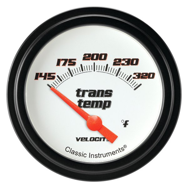 Classic Instruments® - Velocity White Series 2-5/8" Transmission Temperature Gauge