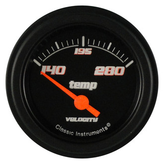 Classic Instruments® - Velocity Series 2-1/8" Water Temperature Gauge