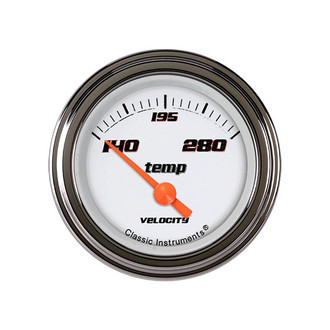 Classic Instruments® - Velocity Series 2-1/8" Water Temperature Gauge