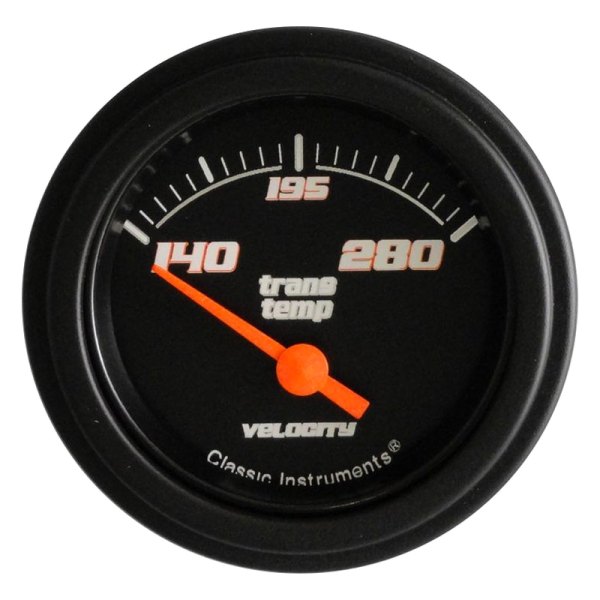 Classic Instruments® - Velocity Black Series 2-1/8" Transmission Temperature Gauge