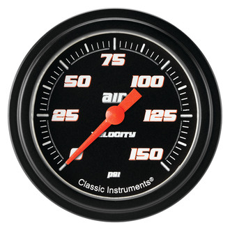 Classic Instruments® - Velocity Series 2-5/8" Air Pressure Gauge, 150 psi