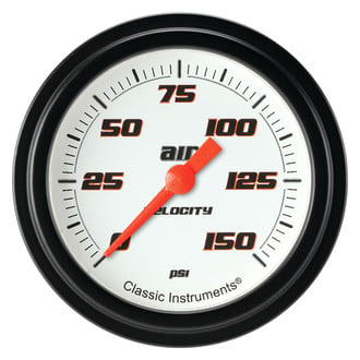 Classic Instruments® - Velocity Series Air Pressure Gauge, 150 psi