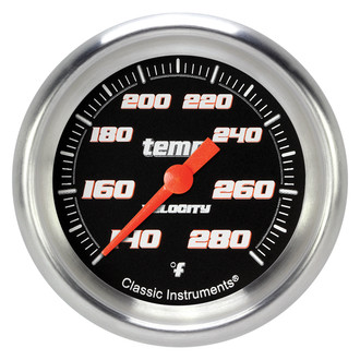 Classic Instruments® - Velocity Series 2-5/8" Water Temperature Gauge