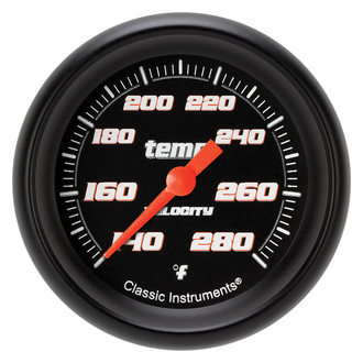 Classic Instruments® - Velocity Series 2-5/8" Water Temperature Gauge