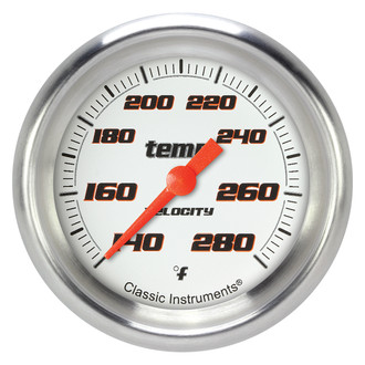 Classic Instruments® - Velocity Series 2-5/8" Water Temperature Gauge