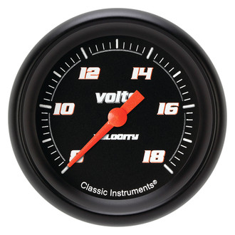 Classic Instruments® - Velocity Series 2-5/8" Voltmeter, 8-18 V