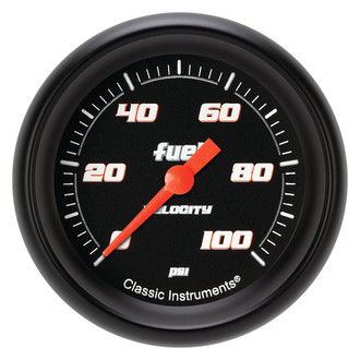 Classic Instruments® - Velocity Series 2-5/8" Fuel Pressure Gauge, 100 psi