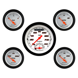Classic Instruments® - Velocity Series 3-3/8" Custom 5-Gauge Set