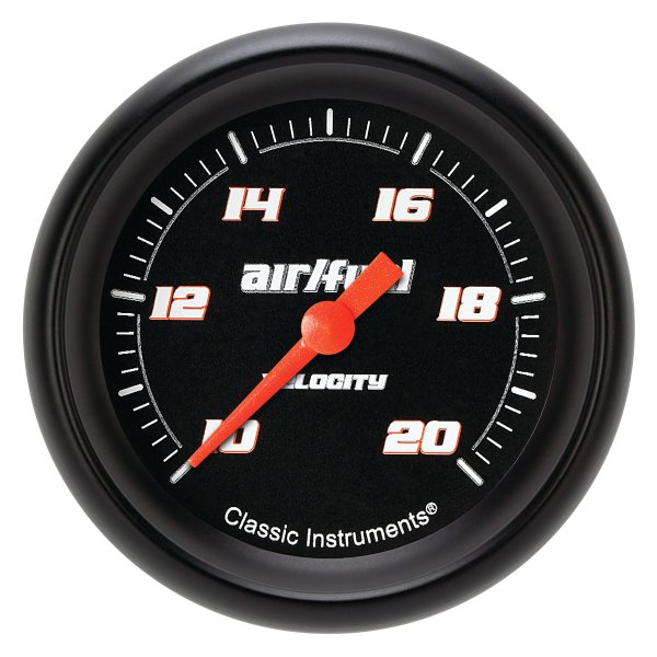 Classic Instruments® - Velocity Black Series 2-5/8" Air/Fuel Ratio Gauge