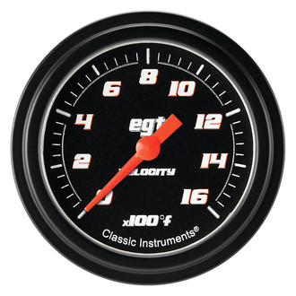 Classic Instruments® - Velocity Series 2-5/8" Pyrometer Gauge