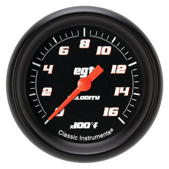Classic Instruments® - Velocity Series 2-5/8" Pyrometer Gauge