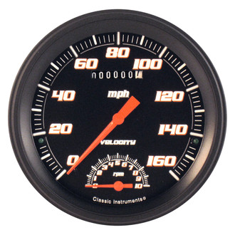 Classic Instruments® - Velocity Series Speedtachular, 160 MPH, 10,000 RPM