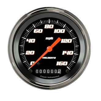 Classic Instruments® - Velocity Series 3-3/8" Speedometer, 160 MPH