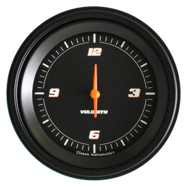 Classic Instruments® - Velocity Black Series 3-3/8" Clock