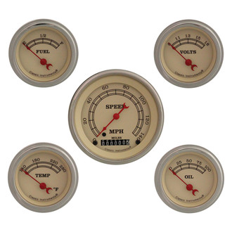 Classic Instruments® - Vintage Series 3-3/8" Custom 5-Gauge Set